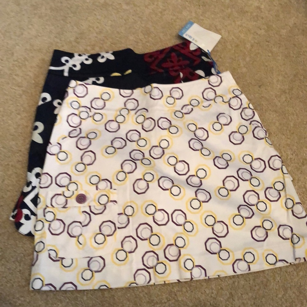 2 golf skirts by Lija.